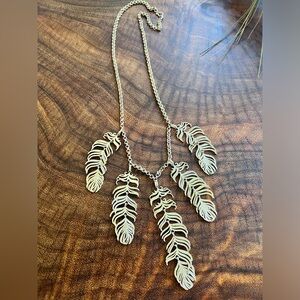 Kendra Scott Vintage Eileen Leaf Necklace